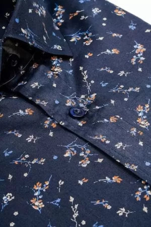 Printed Blue Shirt