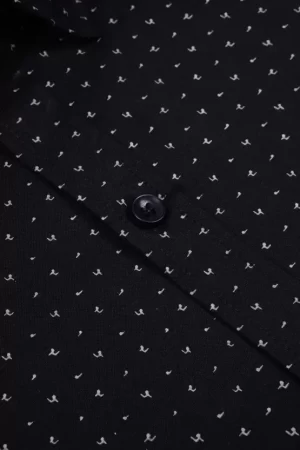 White shirt - Black, M