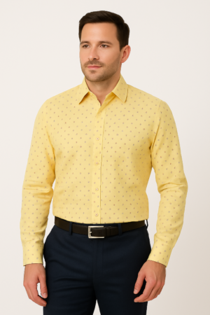 Printed Yellow Shirt