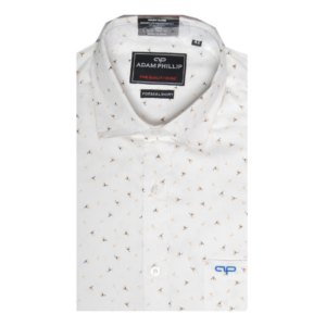 Printed White Casual Shirt