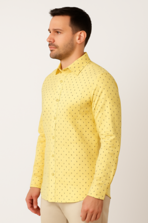Printed Yellow Shirt
