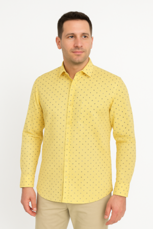 Printed Yellow Shirt