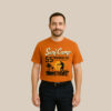 Styles Orange Cotton T-Shirt