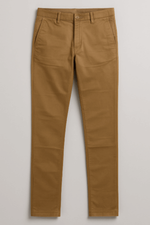 Dark Brown Casual Pants