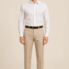Cream Formal Pants