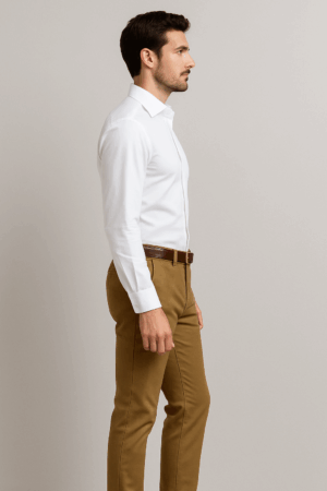 Dark Brown Casual Pants