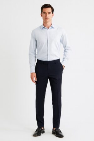 Blue Formal Pants